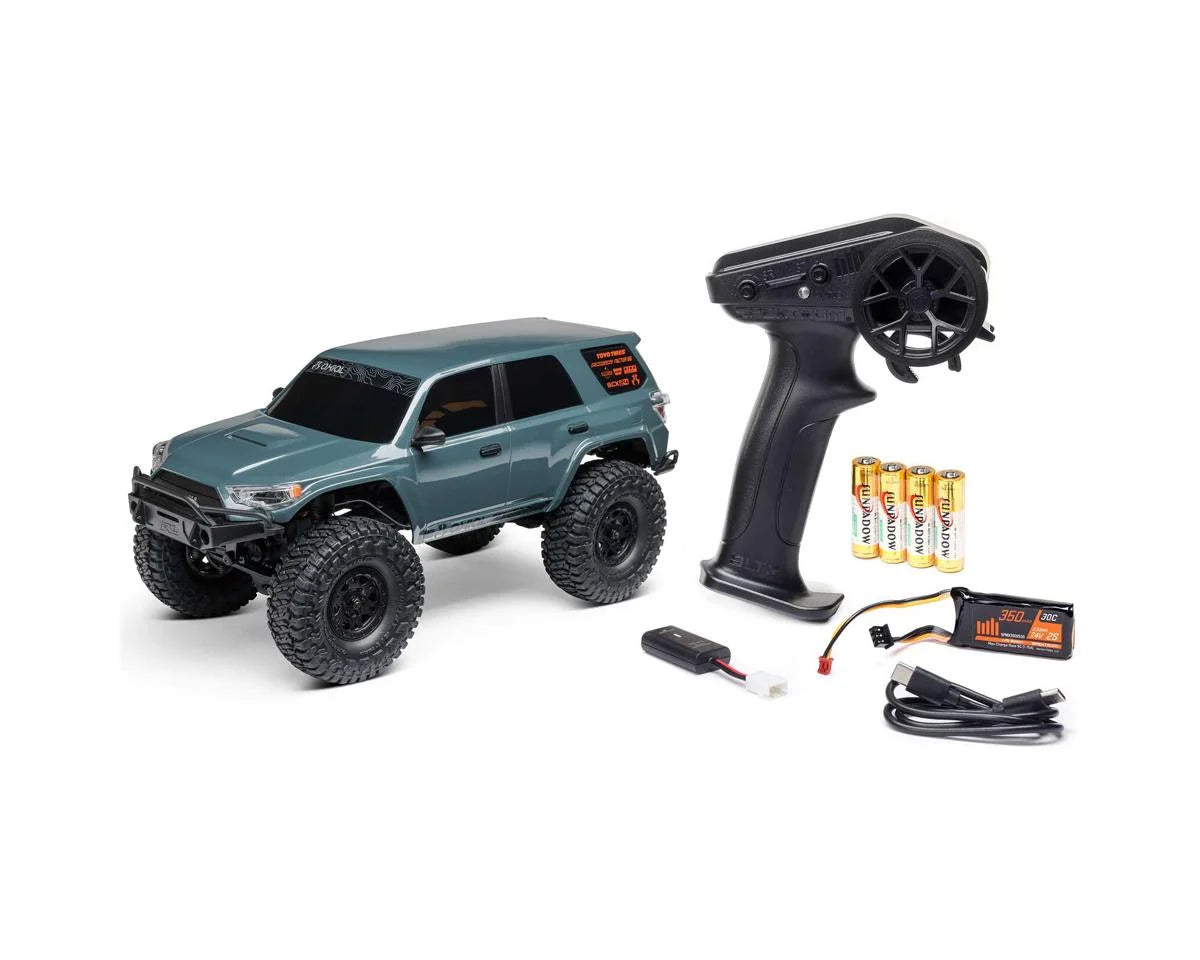 Axial SCX24 Toyota 4Runner 1/24 4WD RTR Scale Mini Crawler (Gray)